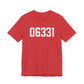 06331 Canterbury CT Zip Code Unisex Jersey Short Sleeve T-Shirt