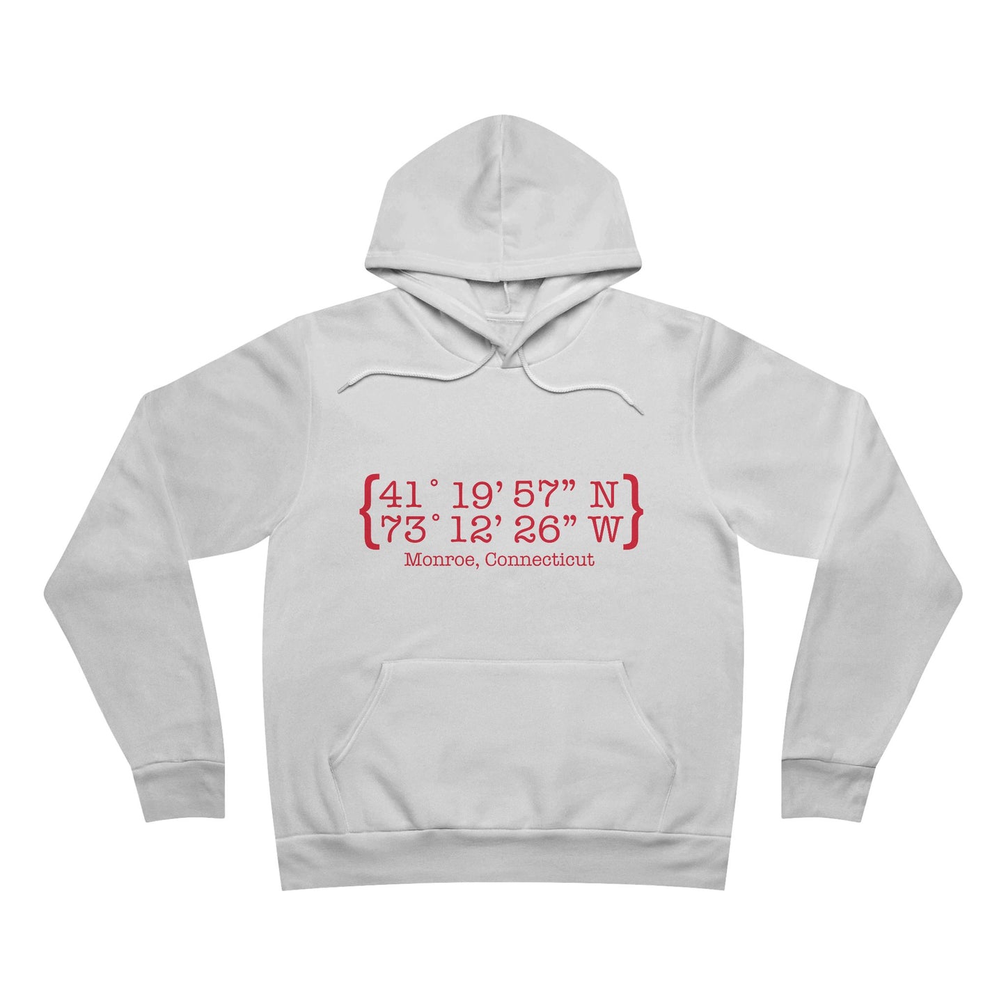 Monroe Coordinates Unisex Sponge Fleece Pullover Hoodie Sweatshirt