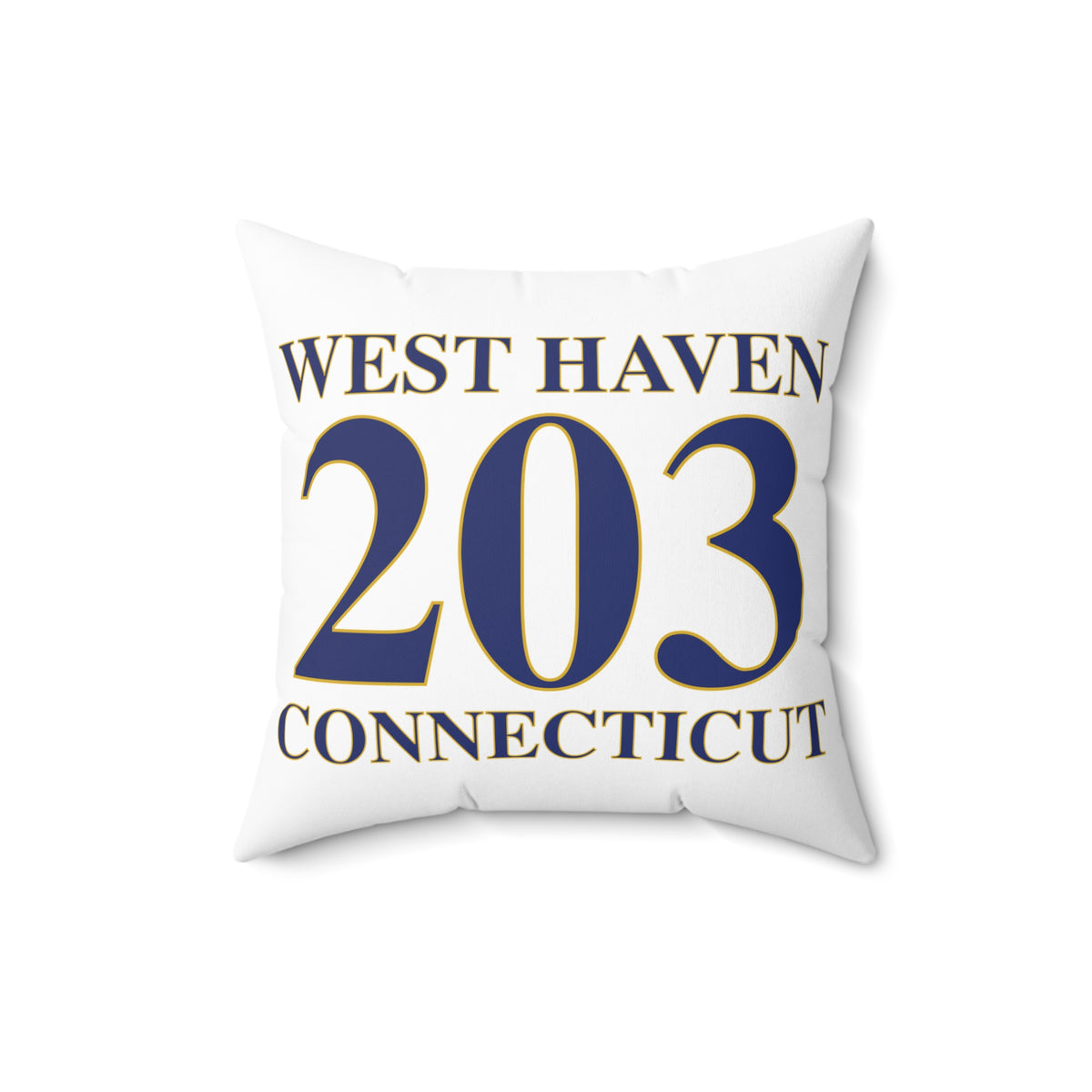West Haven 203 Connecticut Polyester Square Pillow