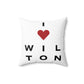 Wilton Vision Spun Polyester Square Pillow