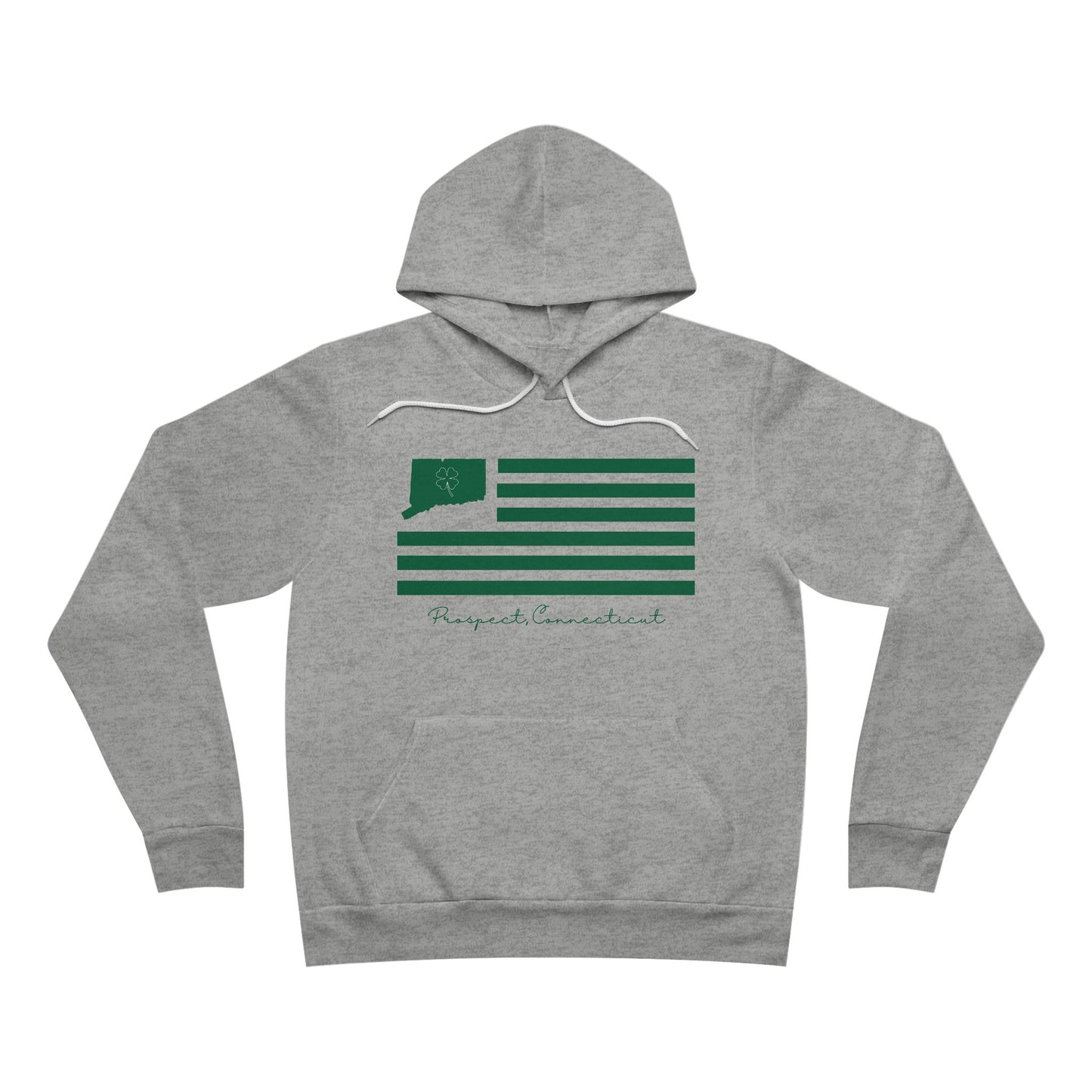 Prospect Connecticut St. Patrick’s Day Flag Unisex Sponge Fleece Pullover Hoodie