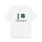 I Clover Washington Unisex Jersey Short Sleeve T-Shirt
