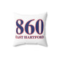 860 East Hartford  Red, White & Blue Spun Polyester Square Pillow