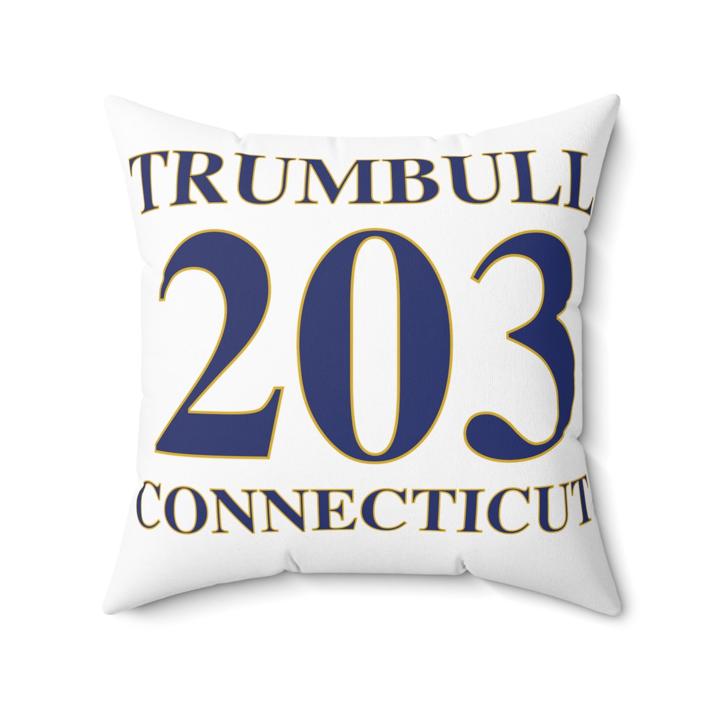 Trumbull 203 Connecticut Spun Polyester Square Pillow