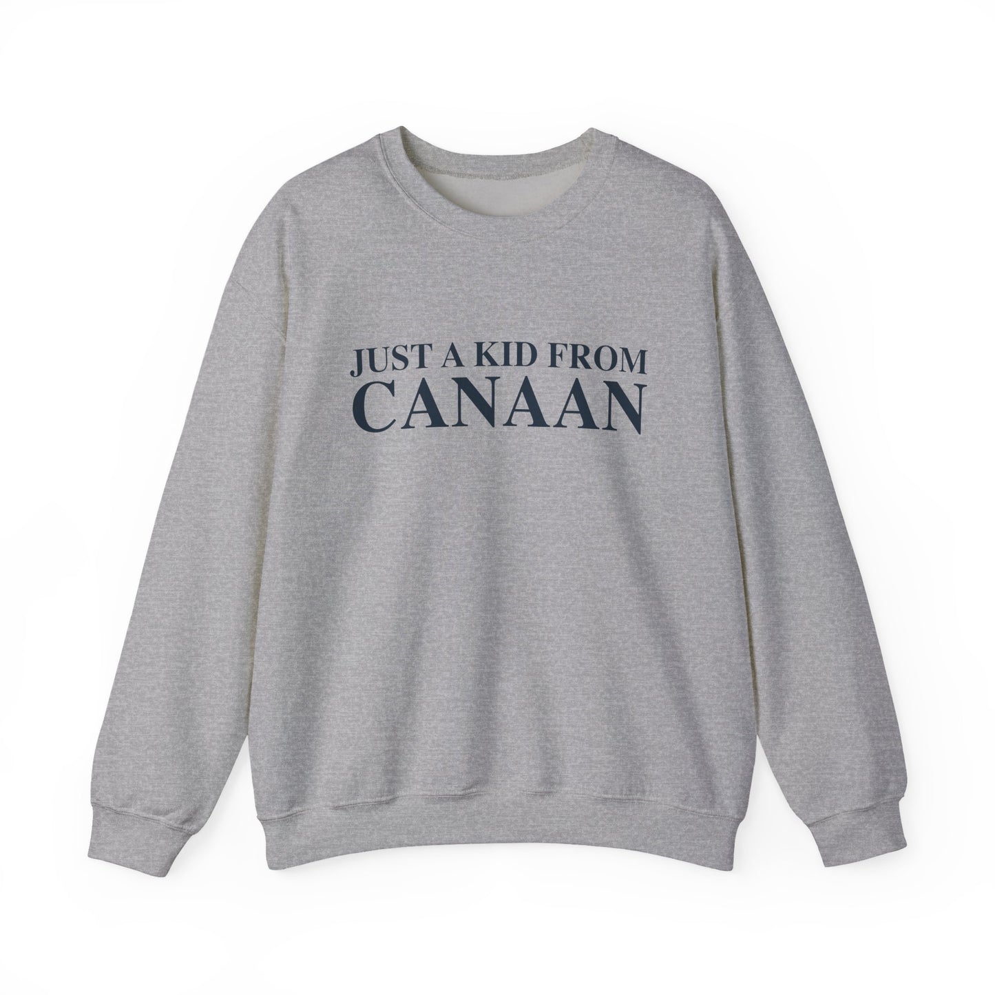 Just a kid from Canaan Unisex Heavy Blend™ Crewneck Sweatshirt