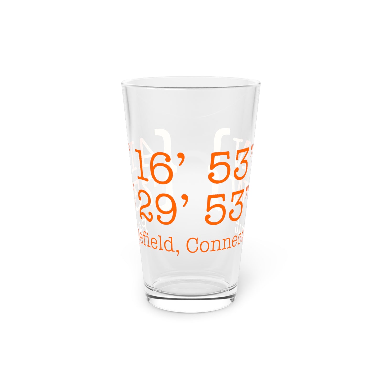 Ridgefield Coordinates Pint Glass, 16oz
