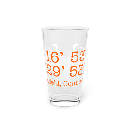 Ridgefield Coordinates Pint Glass, 16oz