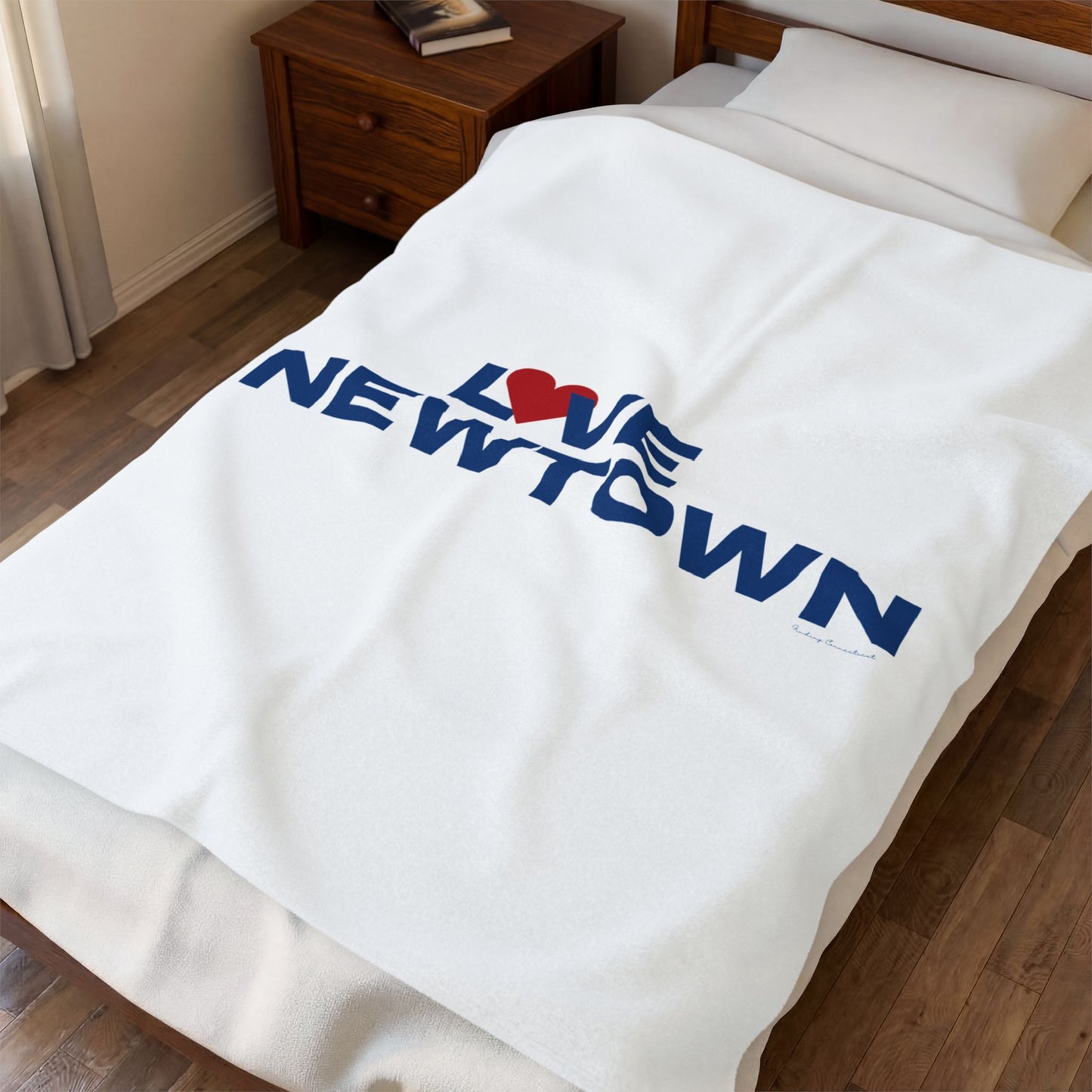 Love Newtown Velveteen Plush Blanket