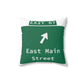 Vintage WCP Exit 67 Sign Spun Polyester Square Pillow