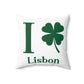I Clover Lisbon Spun Polyester Square Pillow