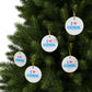 I Heart CONN. Glass Ornaments