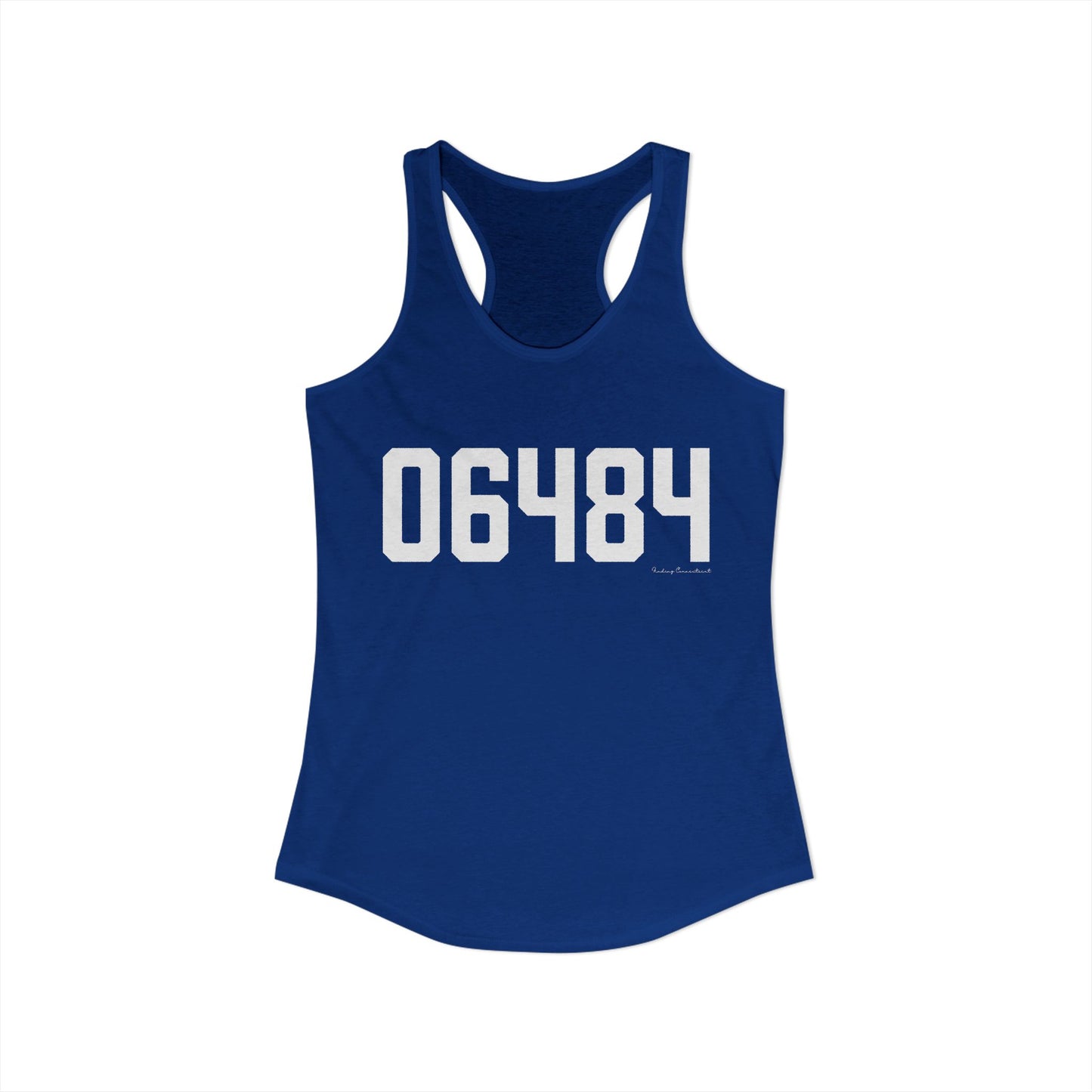 06484 Shelton Connecticut Zip Code Women's Ideal Racerback Tank Top
