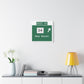 Vintage WCP Exit 57 Sign Matte Canvas, Stretched, 1.25"