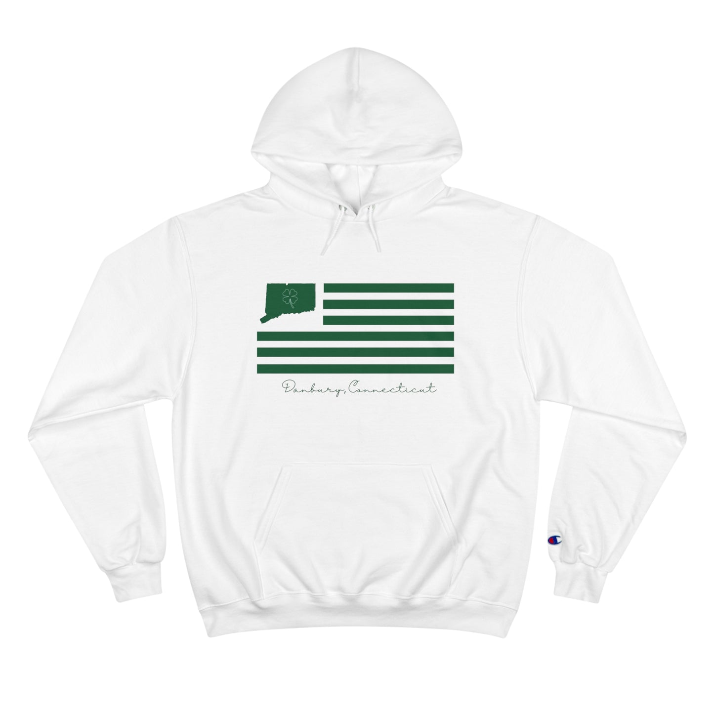 Danbury Connecticut St Patrick’s Day Flag Champion Hoodie