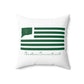 Chester Connecticut St. Patrick’s Day Flag Spun Polyester Square Pillow