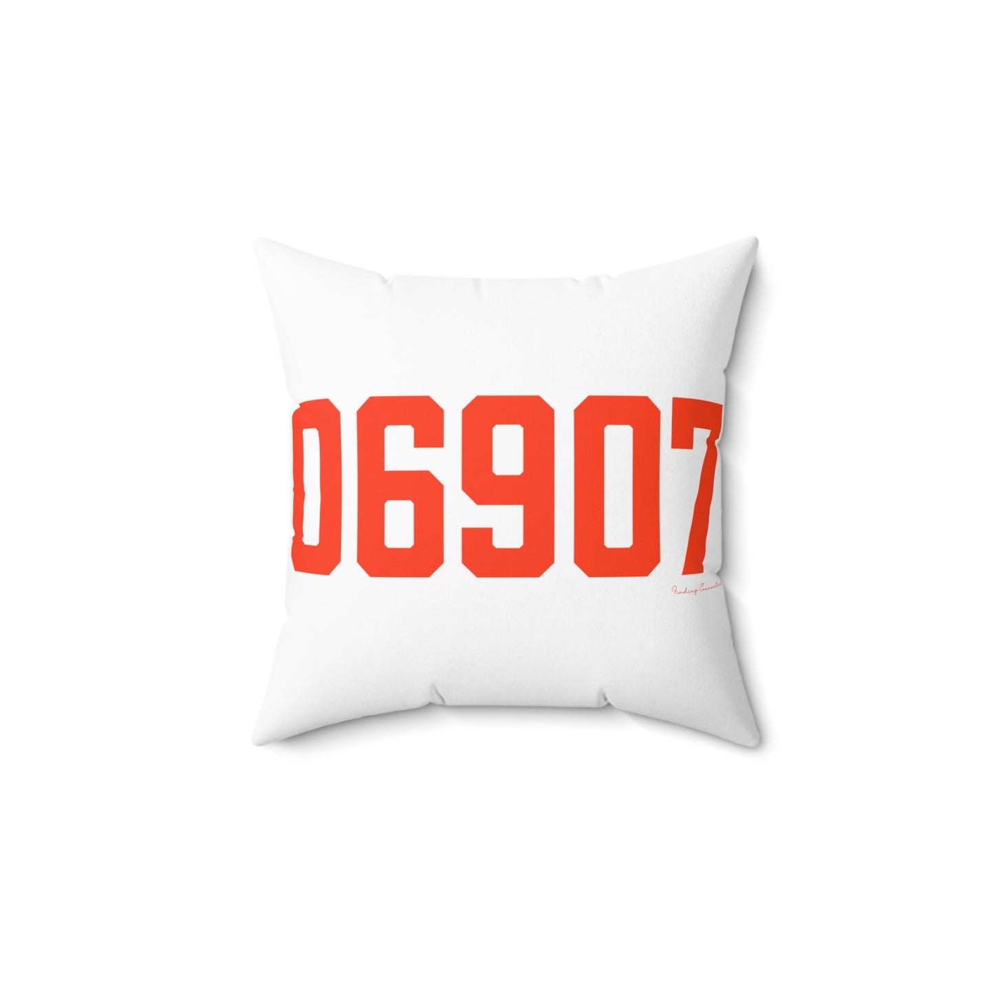 06907 Stamford Connecticut Zip Code Spun Polyester Square Pillow