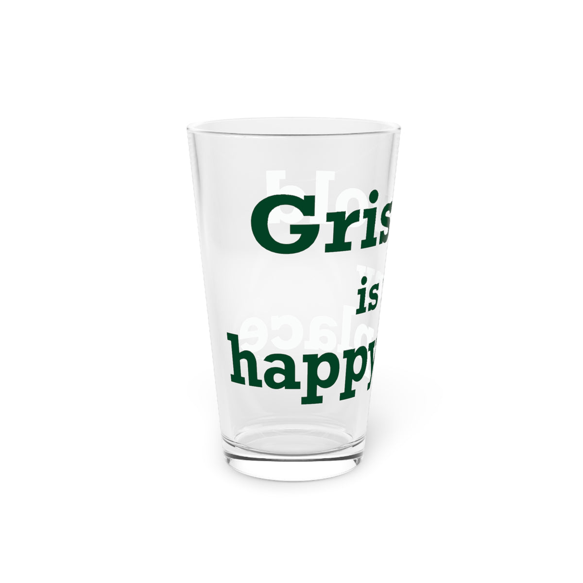 Griswold is My Happy Place Pint Glass, 16oz