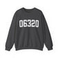 06320 - New London Connecticut Zip Code  Unisex Heavy Blend™ Crewneck Sweatshirt