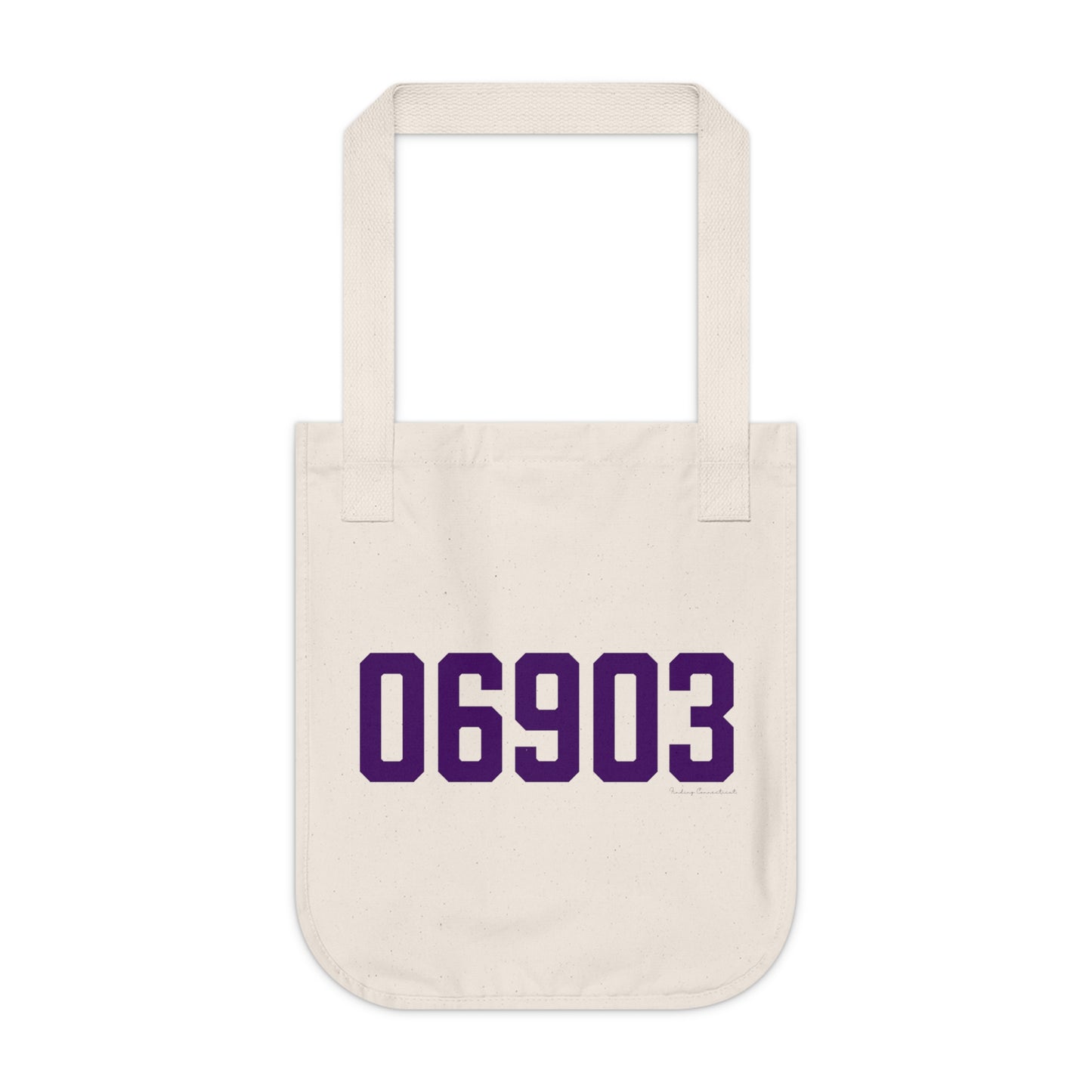 06903 Stamford Connecticut Zip Code Organic Canvas Tote Bag