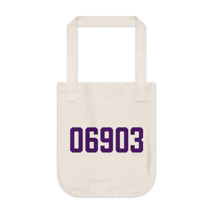 06903 Stamford Connecticut Zip Code Organic Canvas Tote Bag