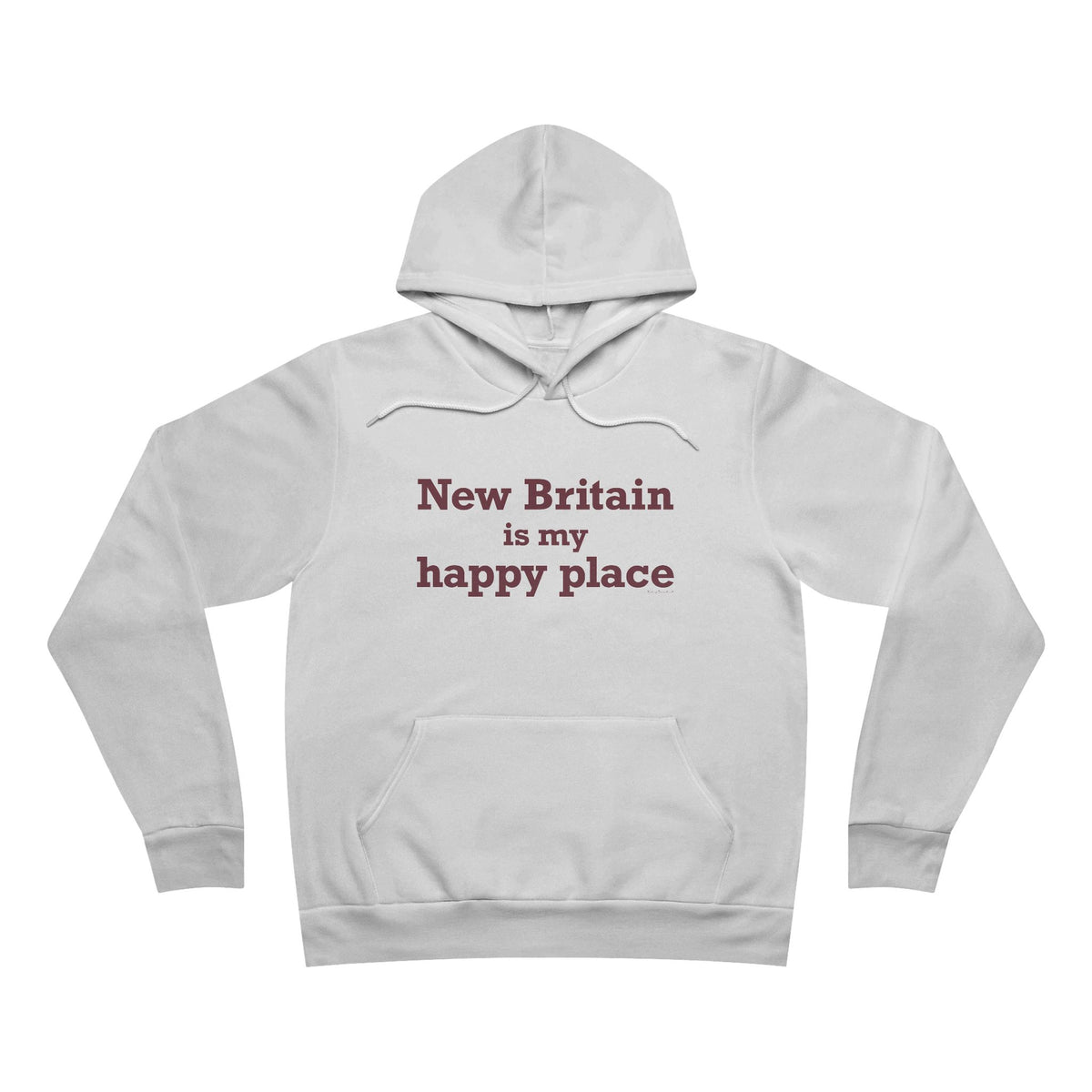 New Britain is My Happy Place Unisex Sponge Fleece Pullover Hoodie