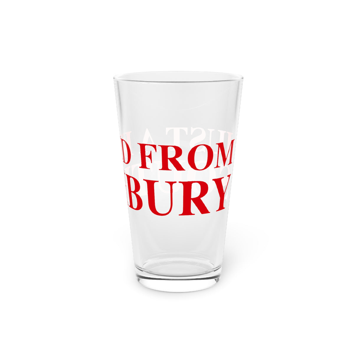 Just a kid from Southbury Pint Glass, 16oz