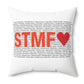 Stamford Love Spun Polyester Square Pillow