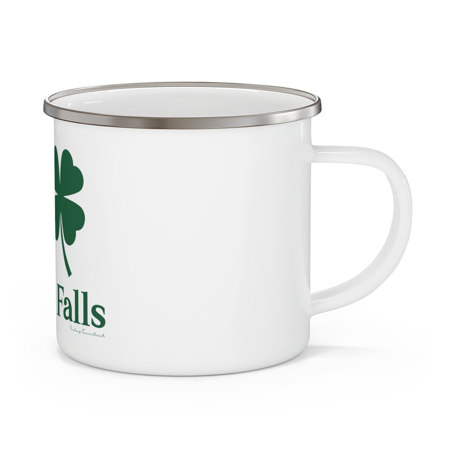 I Clover Beacon Falls Enamel Camping Mug