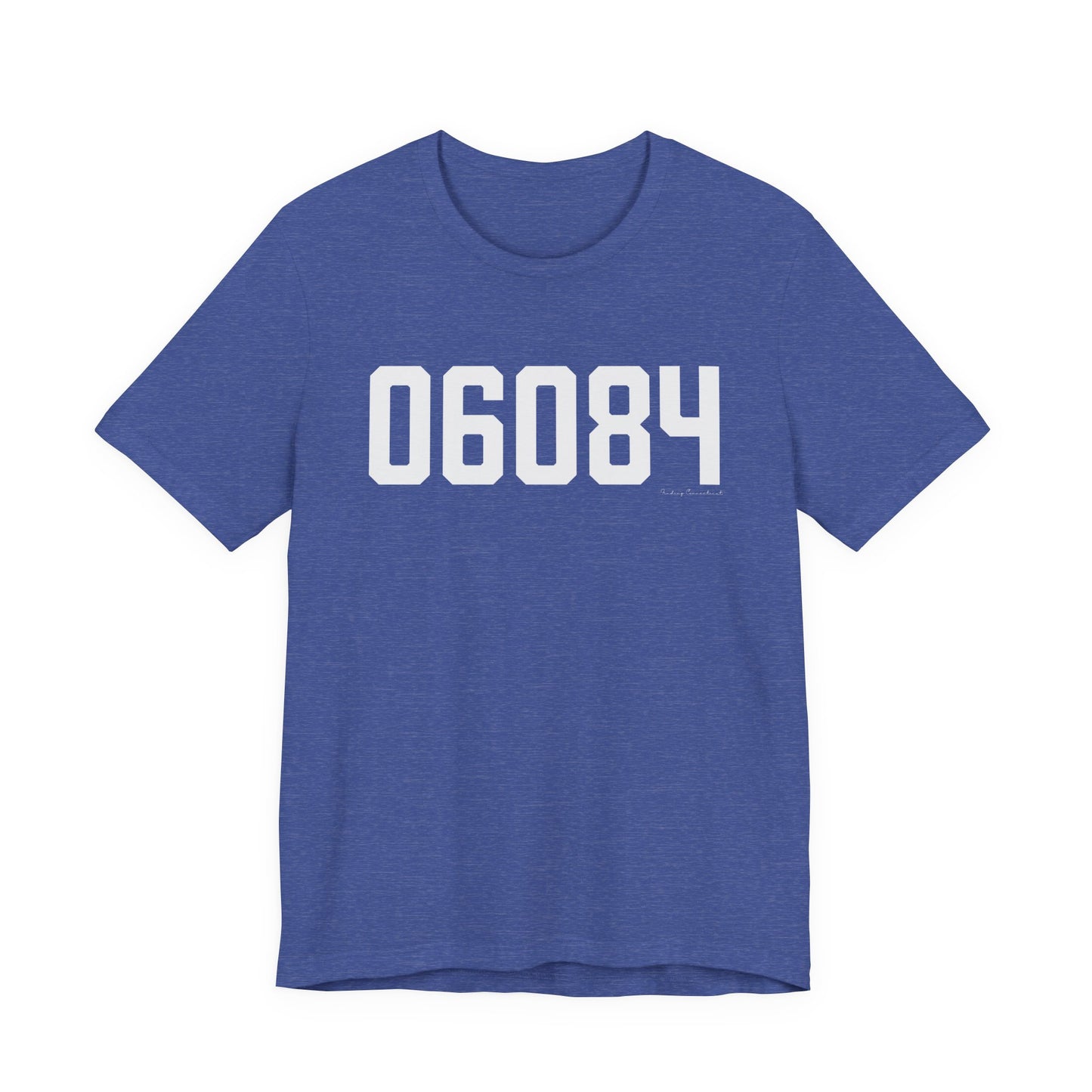 06084 Tolland CT Zip Code Unisex Jersey Short Sleeve T-Shirt
