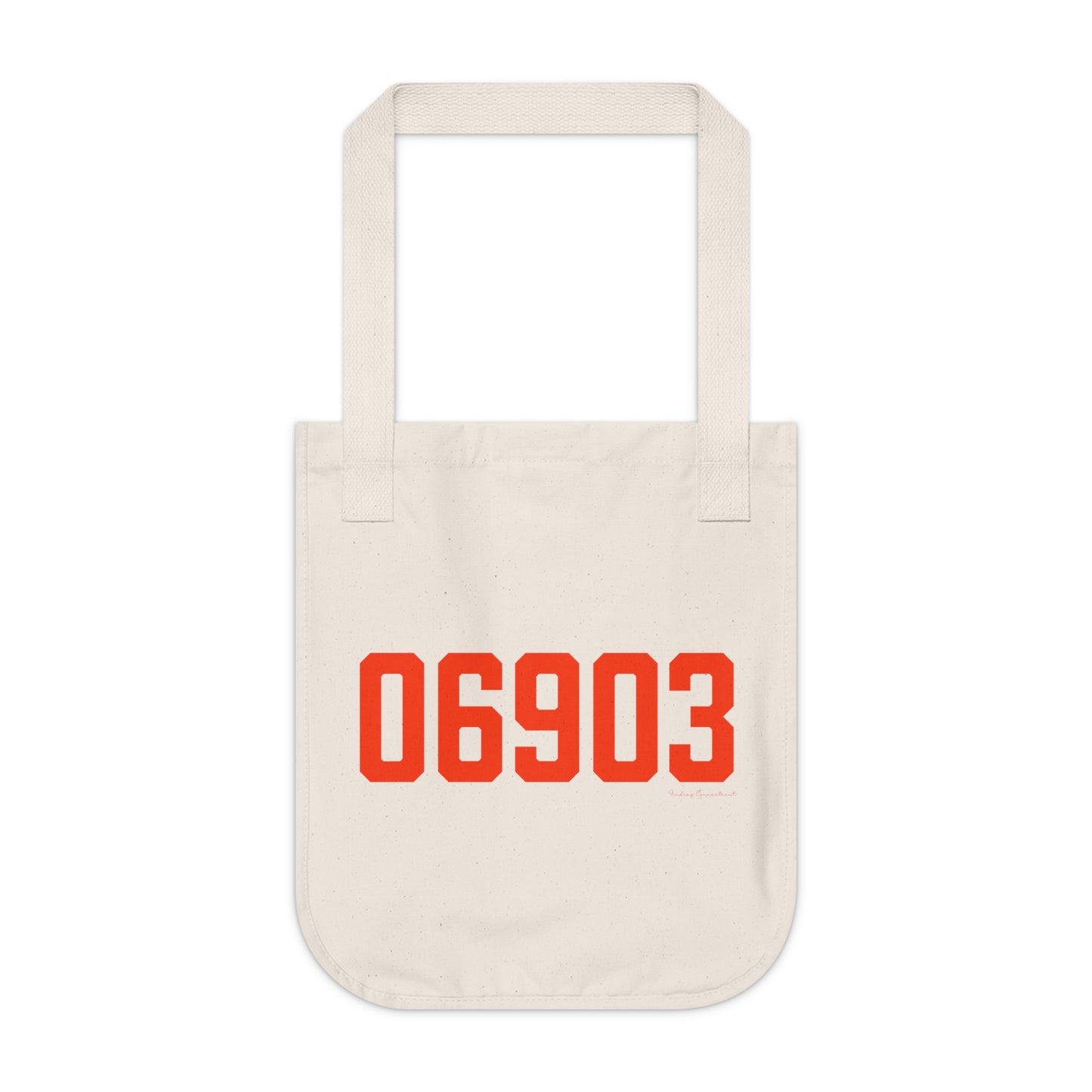 06903 Stamford Connecticut Zip Code Organic Canvas Tote Bag