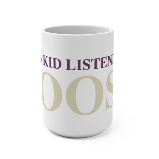 Just a kid listening to Goose - Cream & Purple Mug 15oz