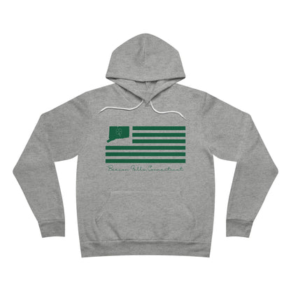 Beacon Falls Connecticut St. Patrick’s Day Flag Unisex Sponge Fleece Pullover Hoodie