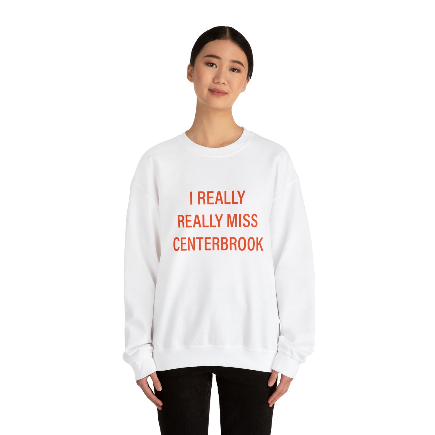 I Really Really Miss Centerbrook Unisex Heavy Blend™ Crewneck Sweatshirt (orange)