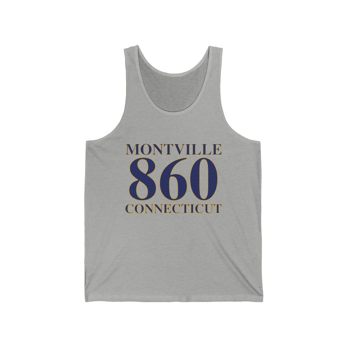 Montville 860 Connecticut  Unisex Jersey Tank Top