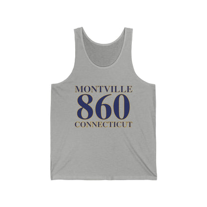 Montville 860 Connecticut  Unisex Jersey Tank Top