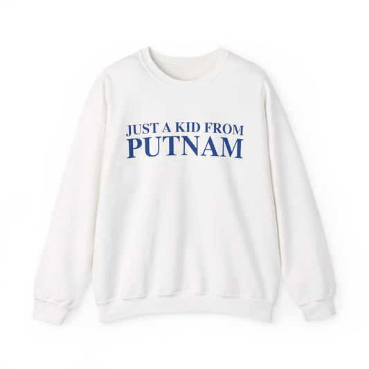Just a kid from Putnam Unisex Heavy Blend™ Crewneck Sweatshirt