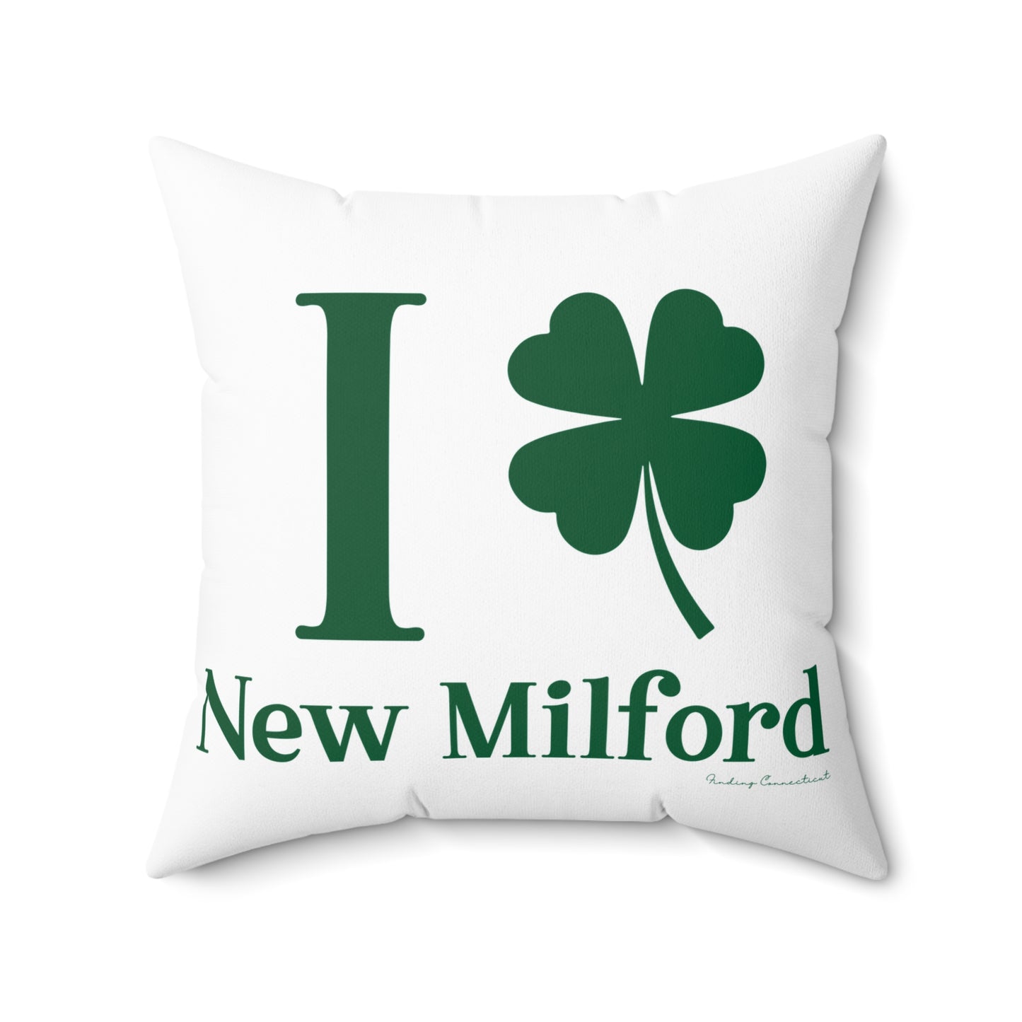 I Clover New Milford Spun Polyester Square Pillow