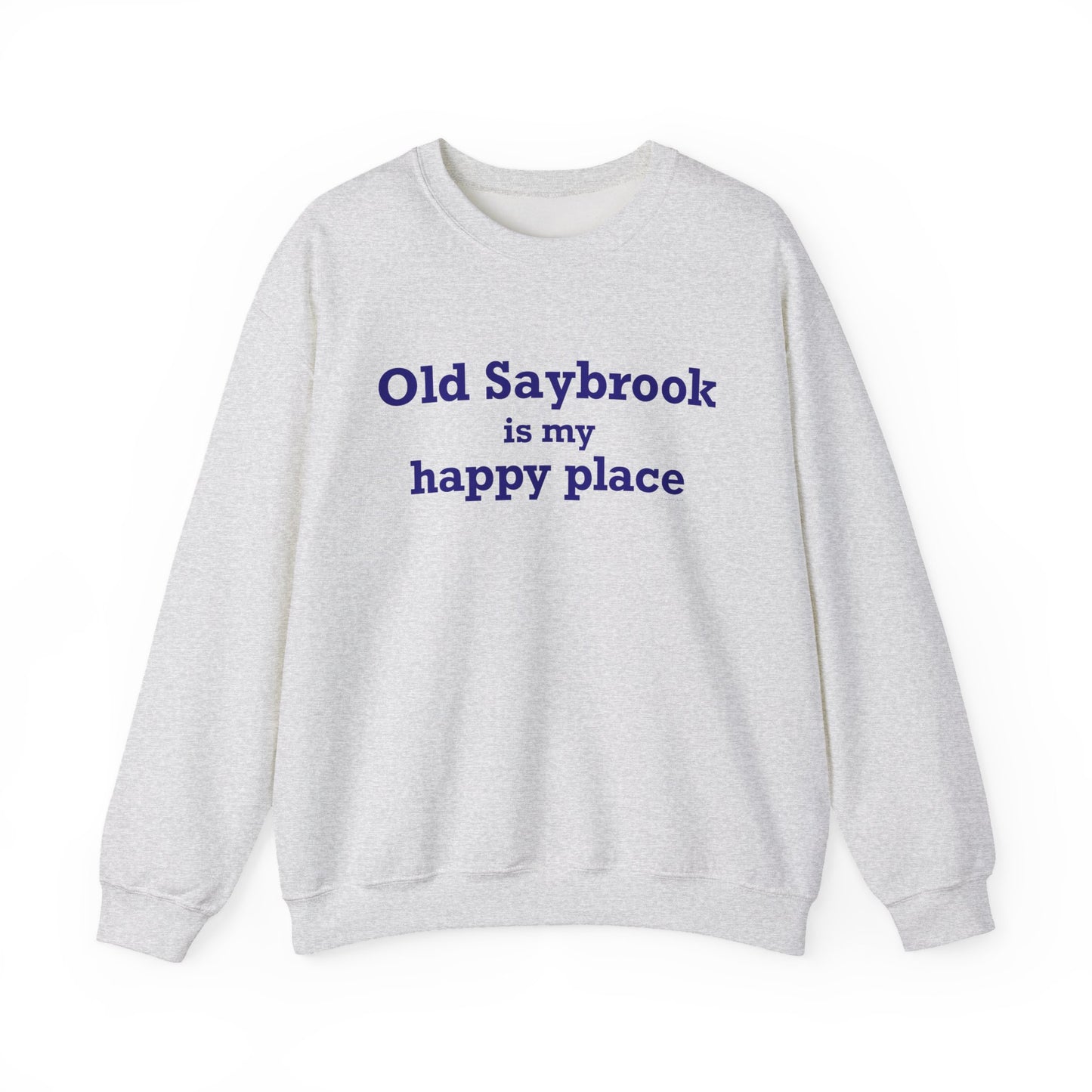 Old Saybrook is My Happy Place Unisex Heavy Blend™ Crewneck Sweatshirt