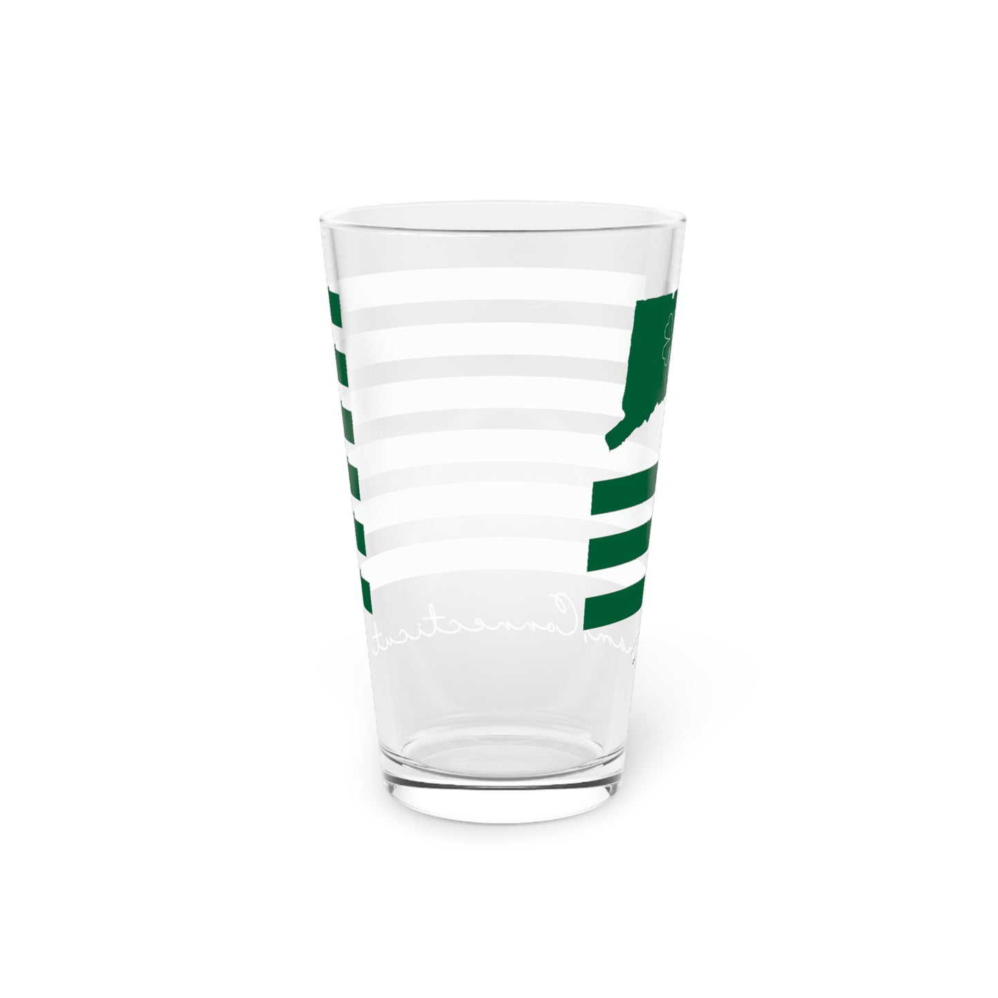 Putnam Connecticut St. Patrick’s Day Flag Pint Glass, 16oz