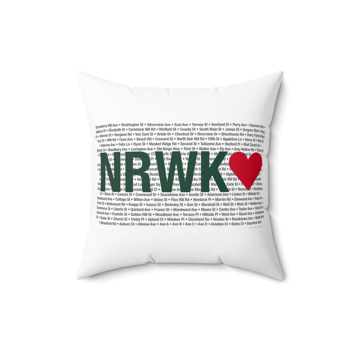 Norwalk Love Spun Polyester Square Pillow