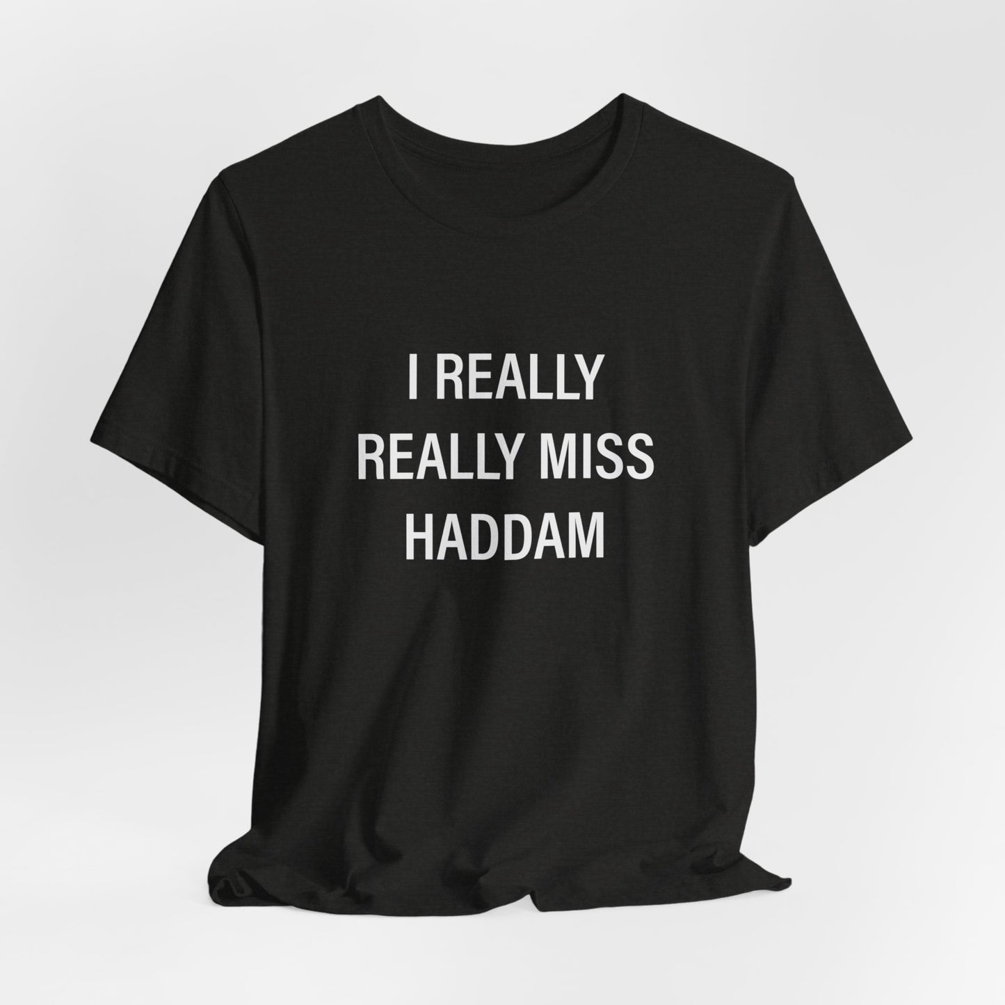 I Really Really Miss Haddam Unisex Jersey Short Sleeve Tee