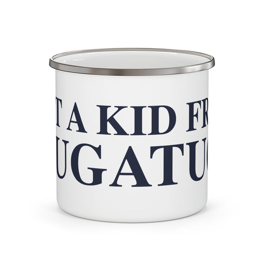 Just a kid from Saugatuck Enamel Camping Mug