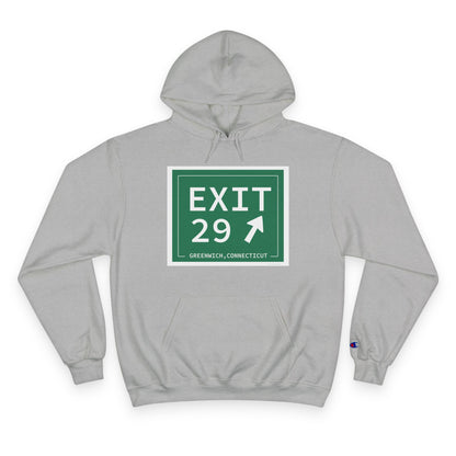 Vintage Exit 29 Merritt Parkway  Sign Hoodie