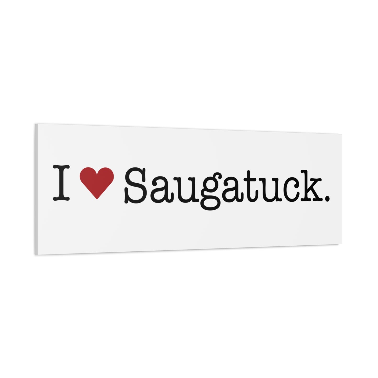 I Heart Saugatuck. Matte Canvas, Stretched, 1.25"