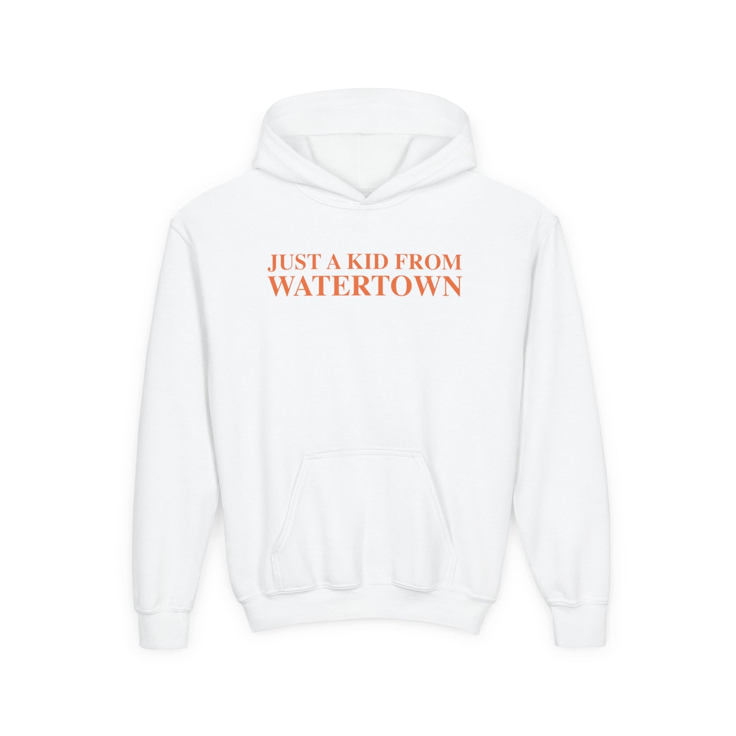 Just a kid from Watertown Youth Heavy Blend Hooded Sweatshirt