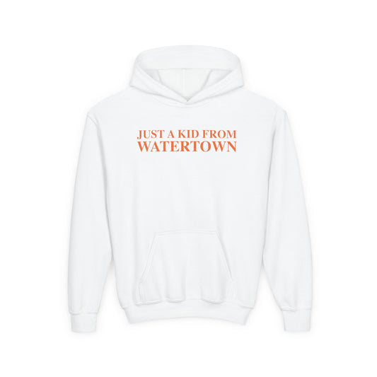 Just a kid from Watertown Youth Heavy Blend Hooded Sweatshirt