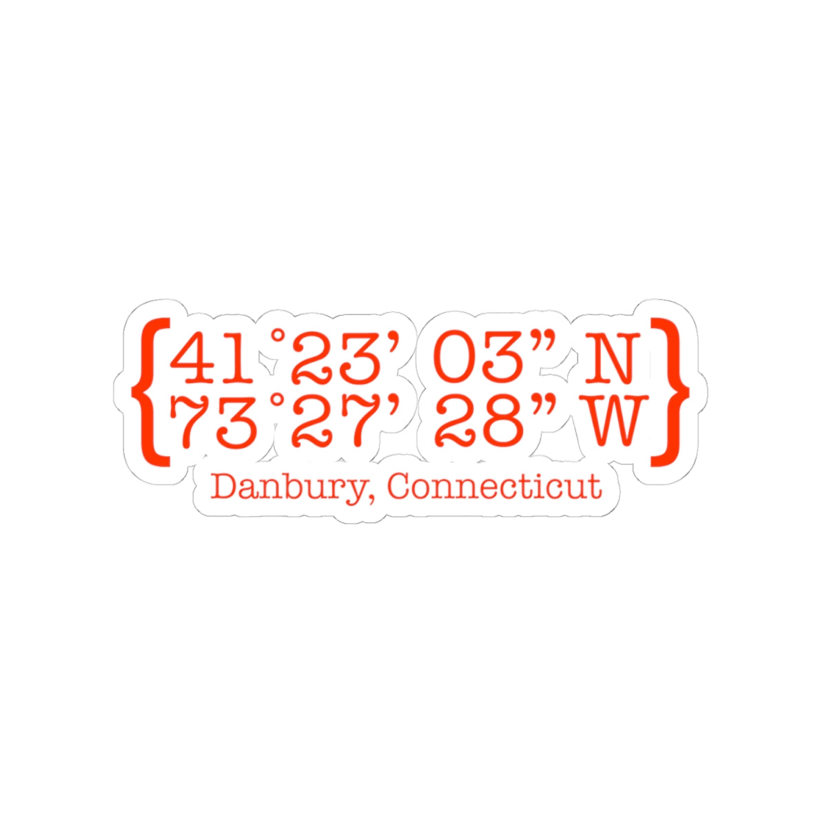 Danbury Coordinates Kiss-Cut Stickers