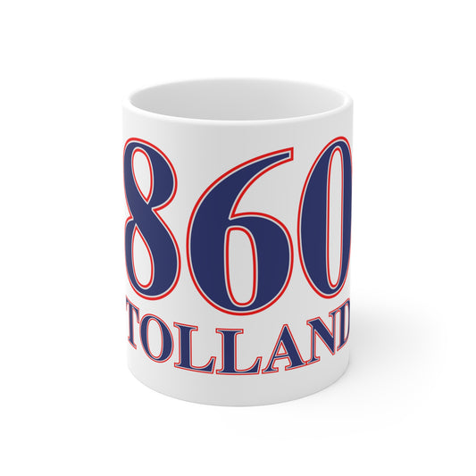 860 Tolland Red, White & Blue Mug 11oz