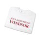 Just a kid from Windsor Unisex Heavy Blend™ Crewneck Sweatshirt
