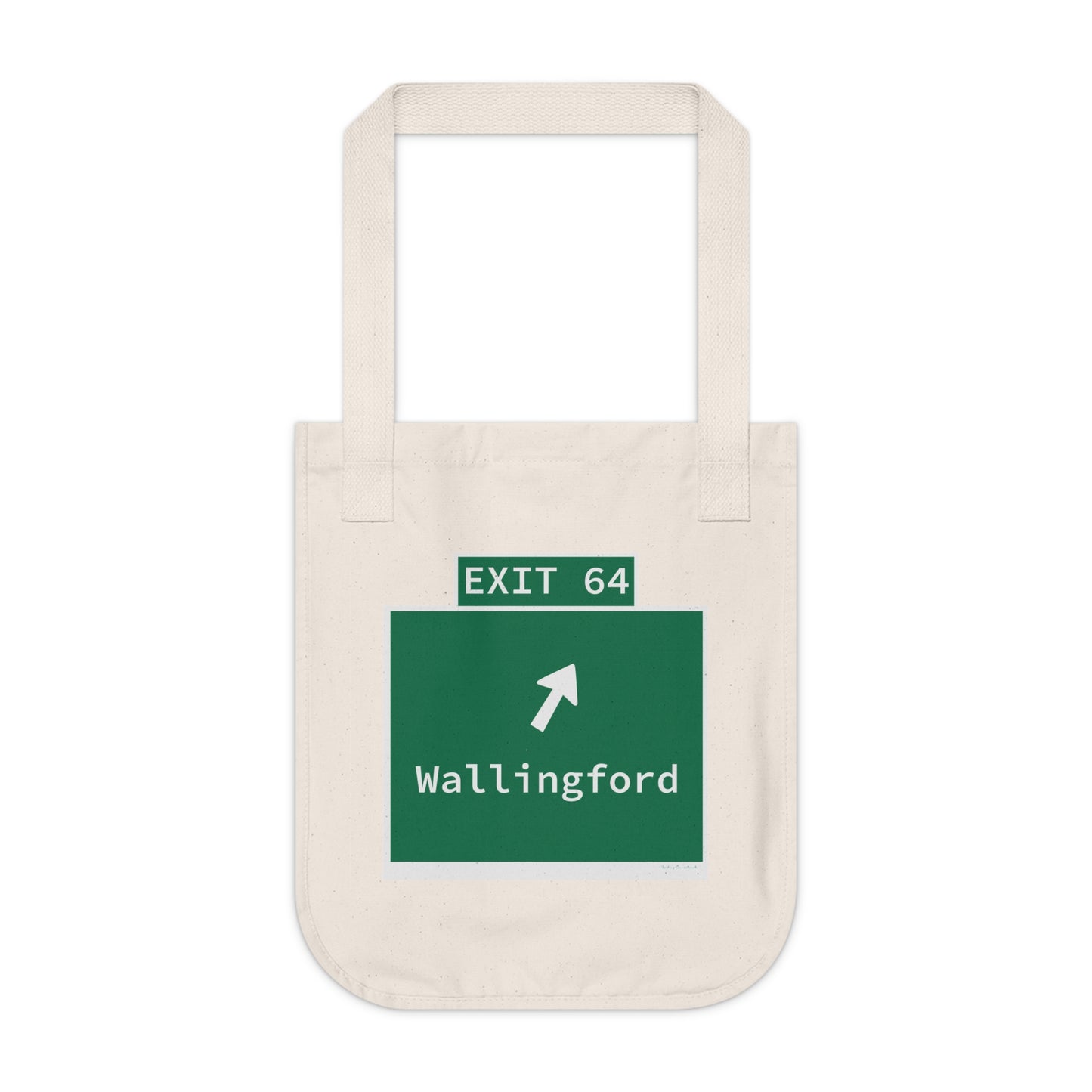 Vintage WCP Exit 64 Sign Organic Canvas Tote Bag